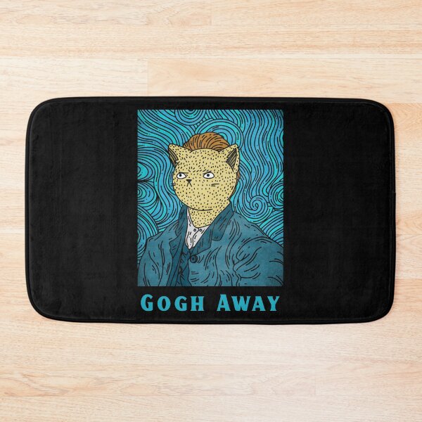 Item preview, Funny Van Gogh Cat Art - Gogh Away designed and sold by CuddleStore.