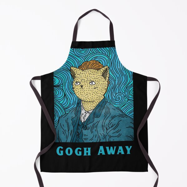 Item preview, Funny Van Gogh Cat Art - Gogh Away designed and sold by CuddleStore.