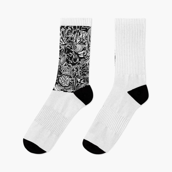 Item preview, Black and White Random Doodles designed and sold by BrakeRoom.