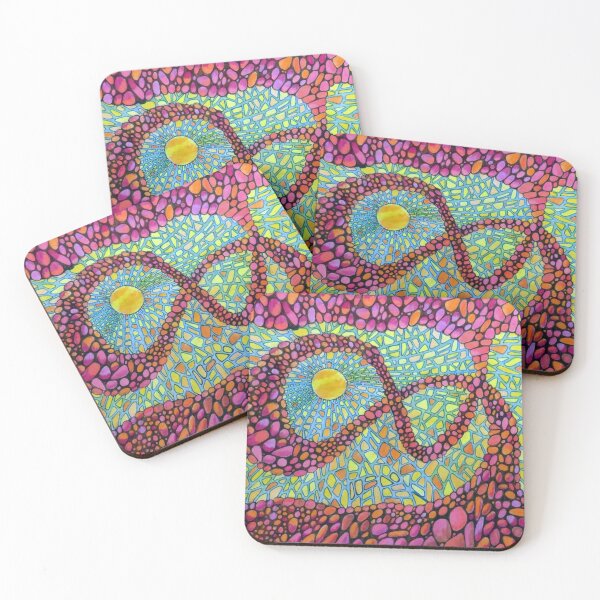 Item preview, 610 - SUNSHINE MOSAIC CON PEBBEDS - DAVE EDWARDS - LÁPICES DE COLORES - 2022 designed and sold by BLYTHART.