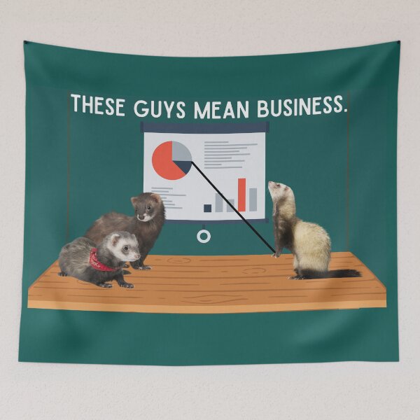 Item preview, THESE GUYS MEAN BUSINESS designed and sold by PrintCutScore.