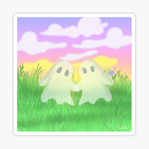 Ghost Lovers <3 Sticker