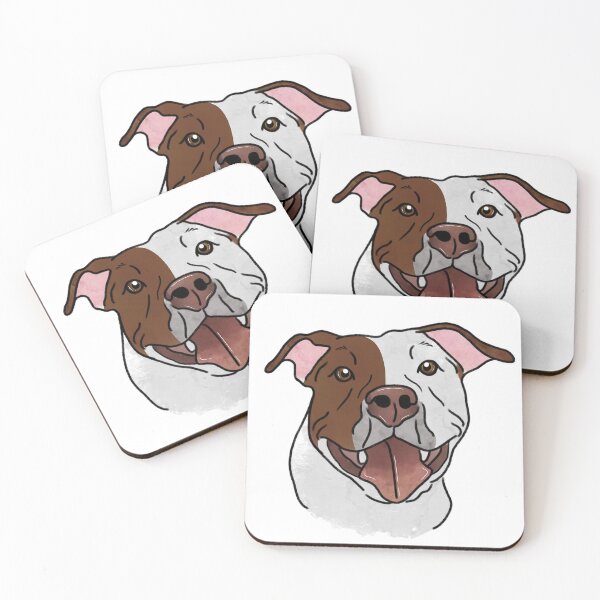 Item preview, Happy Go Lucky Pit Bull (updated version) designed and sold by rmcbuckeye.