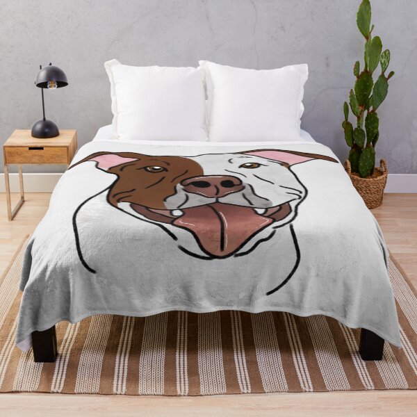 Item preview, Happy Go Lucky Pit Bull (updated version) designed and sold by rmcbuckeye.
