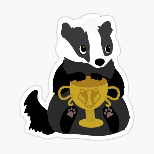 Magical Honey Badger Mascot Sticker