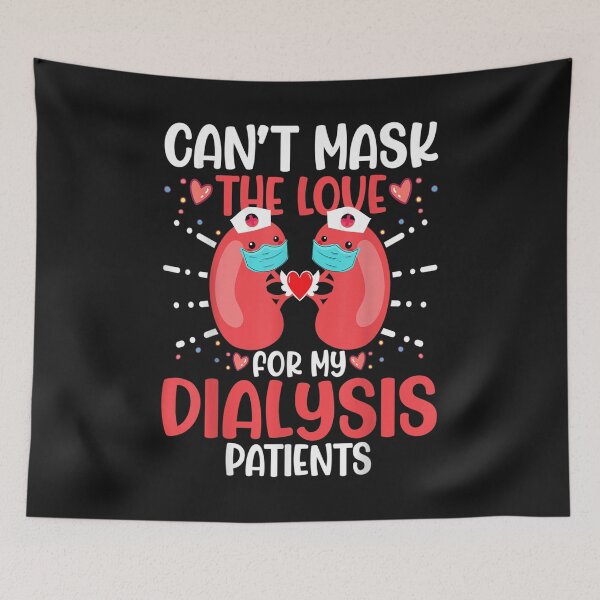 Item preview, Can't Mask the Love for My Dialysis Patients, Nurse Rn Saying designed and sold by RahmaniArt.