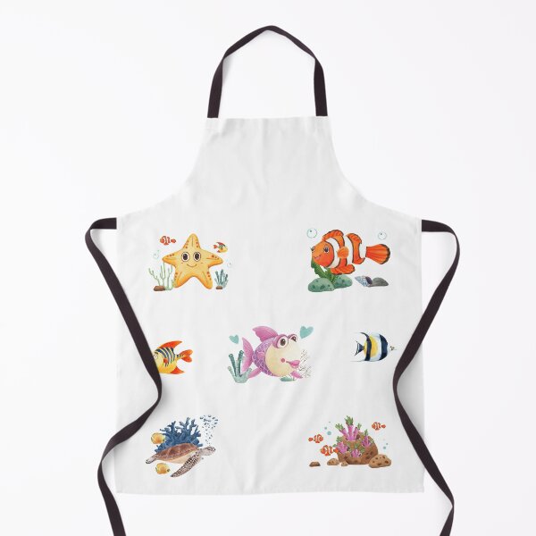 Item preview, Cute Nautical Tropical Fish and Underwater Creatures designed and sold by silviaol.