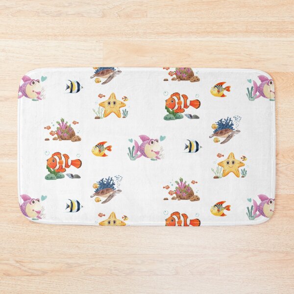 Item preview, Cute Nautical Tropical Fish and Underwater Creatures designed and sold by silviaol.