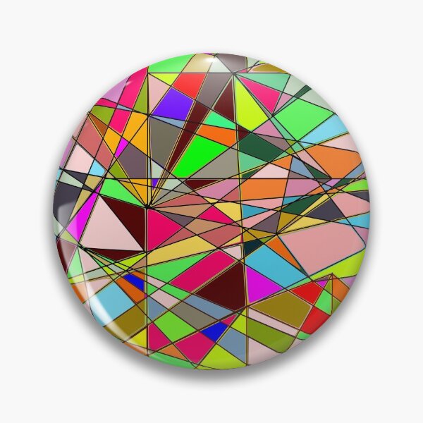 Item preview, Geometric stained glass designed and sold by lauprizan.