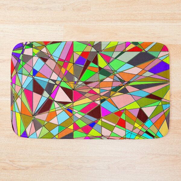 Item preview, Geometric stained glass designed and sold by lauprizan.