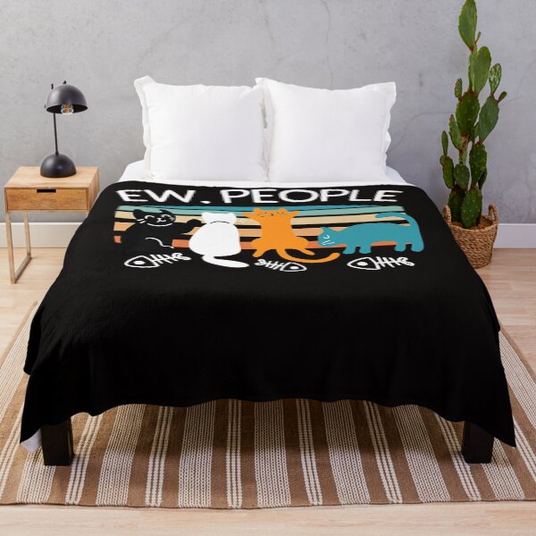 Item preview, Ew People Funny Cat Retro Style Kitty Lover Hate People Gift Premium designed and sold by pringleklren.