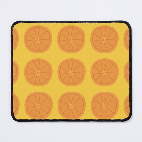 Item preview, Oranges in typical Finnish designstyle, simple repeating pattern in orange and yellow. designed and sold by marina63.