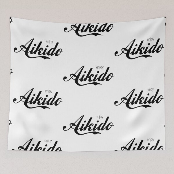 Item preview, Enjoy Aikido (Black) designed and sold by cassiarose.