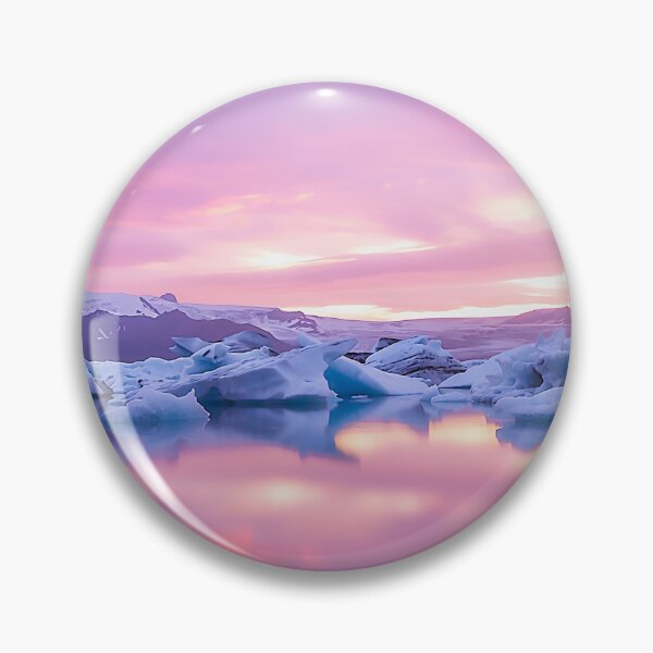Item preview, Serene and beautiful Iceland capture, digital watercolor painting effect designed and sold by Orianah.