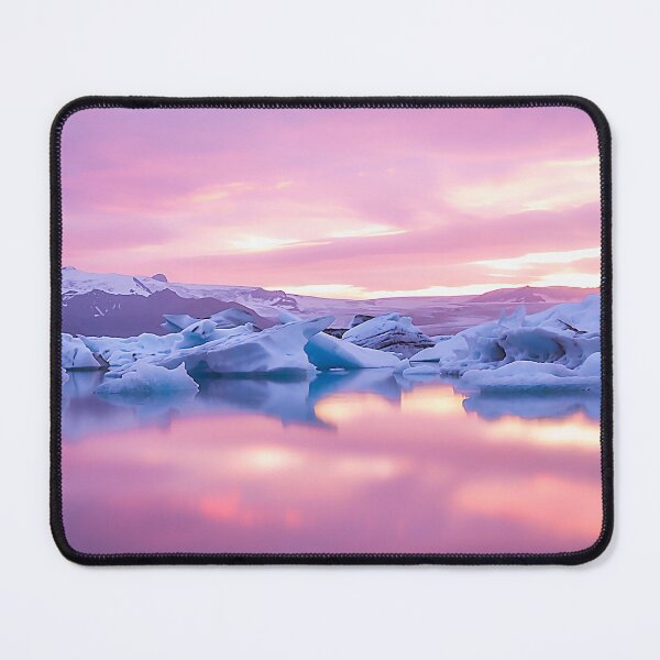 Item preview, Serene and beautiful Iceland capture, digital watercolor painting effect designed and sold by Orianah.