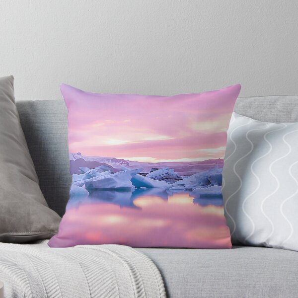 Item preview, Serene and beautiful Iceland capture, digital watercolor painting effect designed and sold by Orianah.