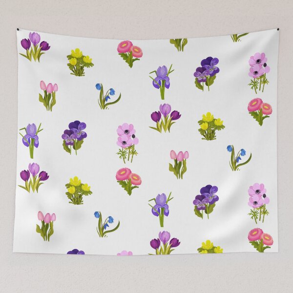 Item preview, Colorful Spring Flowers Collection designed and sold by silviaol.