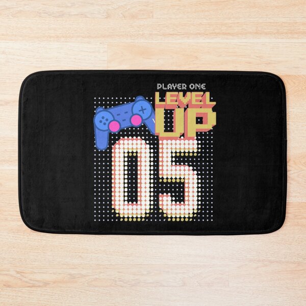 Item preview, Level 5 Unlocked Birthday Video Game 5th Gamer Birthday print designed and sold by Merchking1.