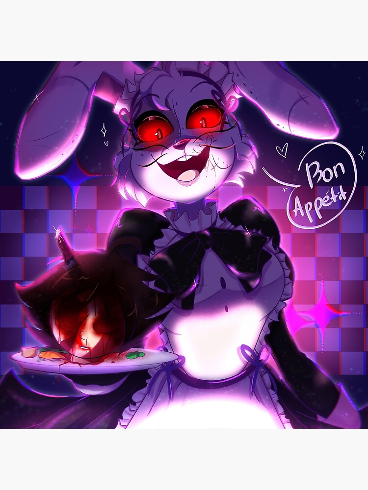 Glamrock Bonnie REACTS to YOUR FAN ART #3 with Glitchtrap 