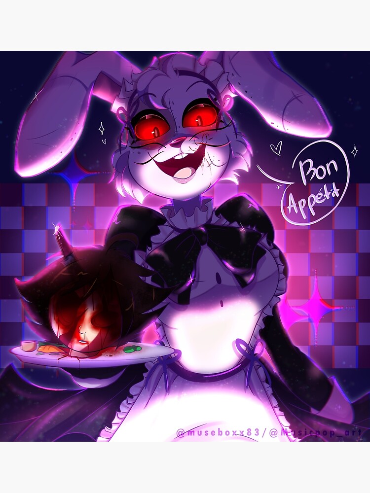 Vanny and Glitchtrap FNAF Art Board Print for Sale by GalaxisArt