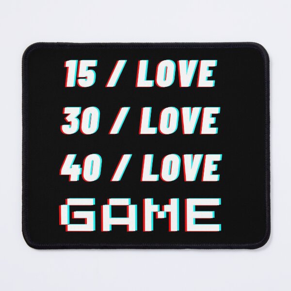 Item preview, Love Game: Tennis Retro Dark designed and sold by OutofFocusShop.