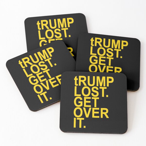 Item preview, tRump lost. Get over it. (yellow) designed and sold by Thelittlelord.