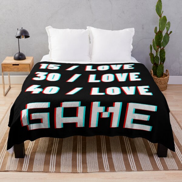 Item preview, Love Game: Tennis Retro Dark designed and sold by OutofFocusShop.