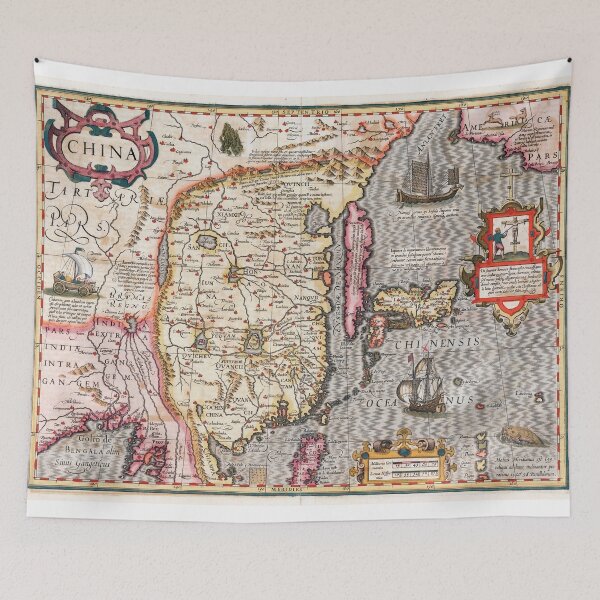 Item preview, Map of China - Mercator - 1606 designed and sold by paulrommer.