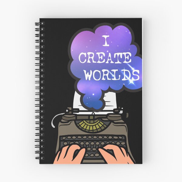 Item preview, I Create Worlds | Writer Design designed and sold by DAFIN.