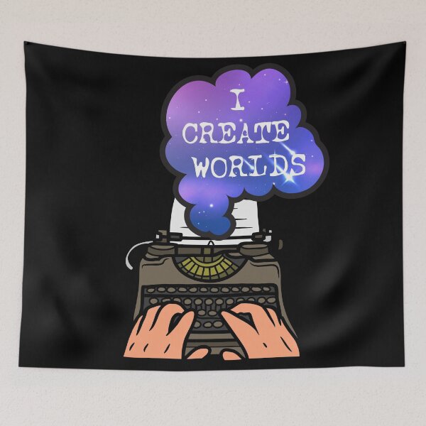 Item preview, I Create Worlds | Writer Design designed and sold by DAFIN.