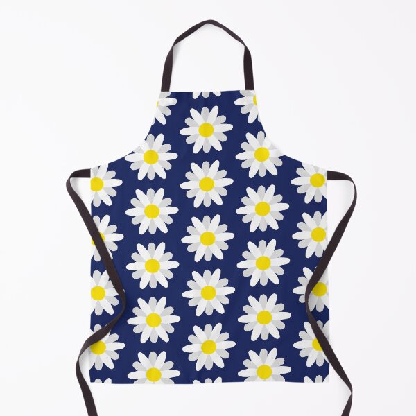 Item preview, Daisy print navy blue background  designed and sold by DemonicGloom.