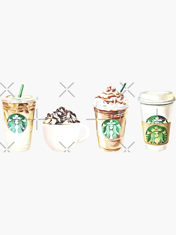 A cute Starbucks Drink Sticker!  Starbucks drinks, Starbucks
