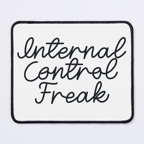 Item preview, Internal Control Freak - Black and White designed and sold by accountingann.