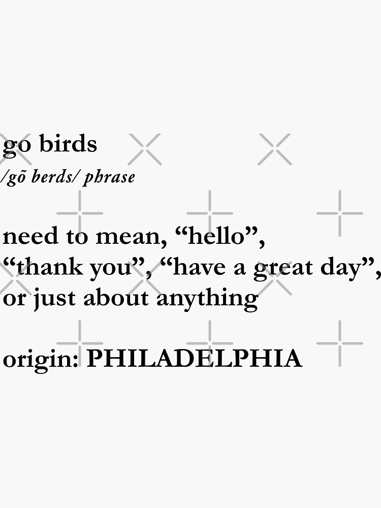 Philadelphia Eagles on X: Go Birds.  / X