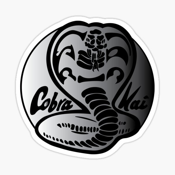 Aperçu de l'œuvre Cobra Kai Noir Conception simple créée et vendue par ZikoShoop.