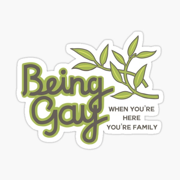 Being Gay - Dimension 20 Classic Sticker