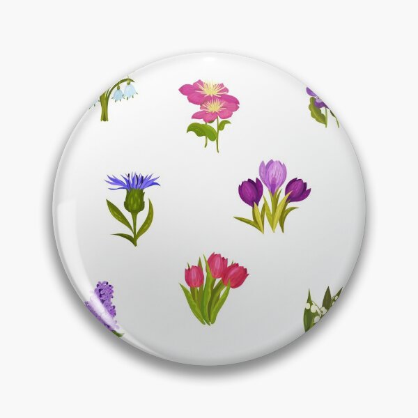 Item preview, Mixed Colorful Spring Flowers Collection designed and sold by silviaol.