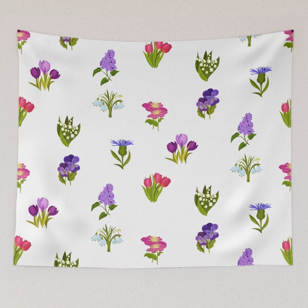 Item preview, Mixed Colorful Spring Flowers Collection designed and sold by silviaol.