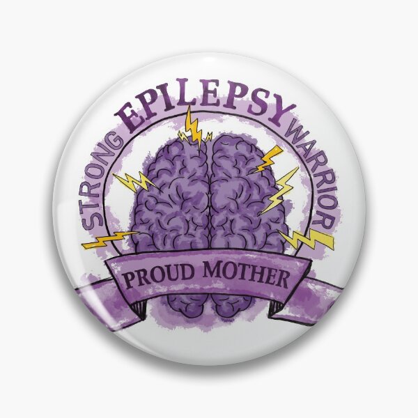 Item preview, Proud mother, strong Epilepsy warrior  designed and sold by Lillieoandco.