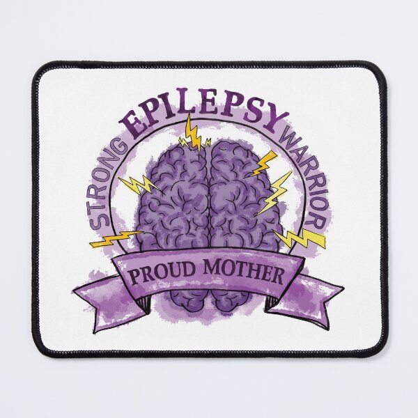 Item preview, Proud mother, strong Epilepsy warrior  designed and sold by Lillieoandco.