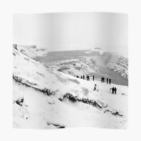 Gullfoss Waterfall, Iceland Poster