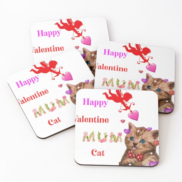 Item preview, Happy valentine Cate Mom designed and sold by hagrashraf.
