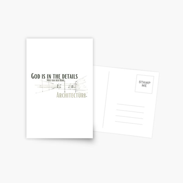 Item preview, God is in the details / Architecture Phrases designed and sold by royumi.