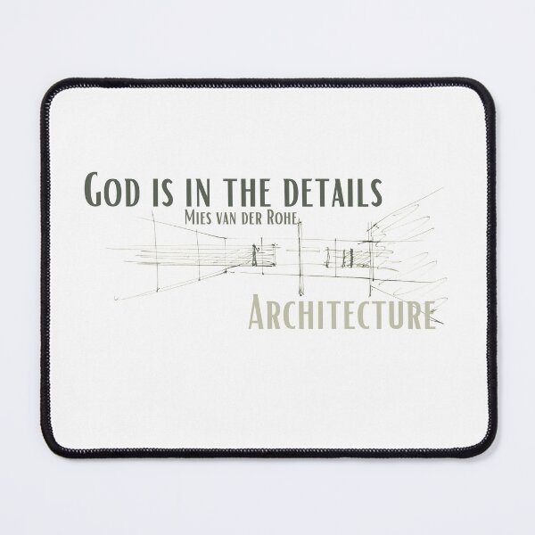Item preview, God is in the details / Architecture Phrases designed and sold by royumi.