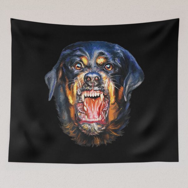 Item preview, Vicious Dog Barking - Rottweiler Metzgerhund Face designed and sold by abbottdominic.