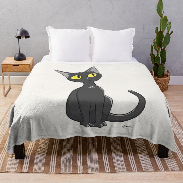 Item preview, Lulu - Black Cat Cartoon Cat Lovers designed and sold by ElJimmo.