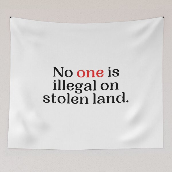 Item preview, No One is Illegal on Stolen Land designed and sold by VAHPROD.