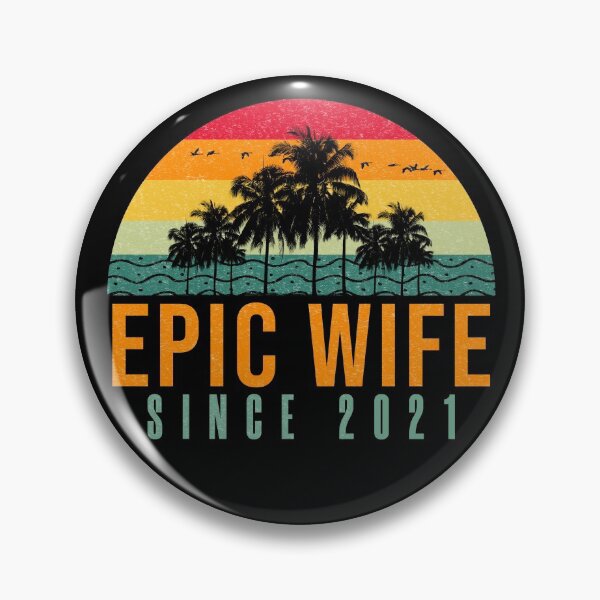 Item preview, Epic Wife Since 2021 - Funny 1st wedding anniversary gift for her designed and sold by PlusAdore.