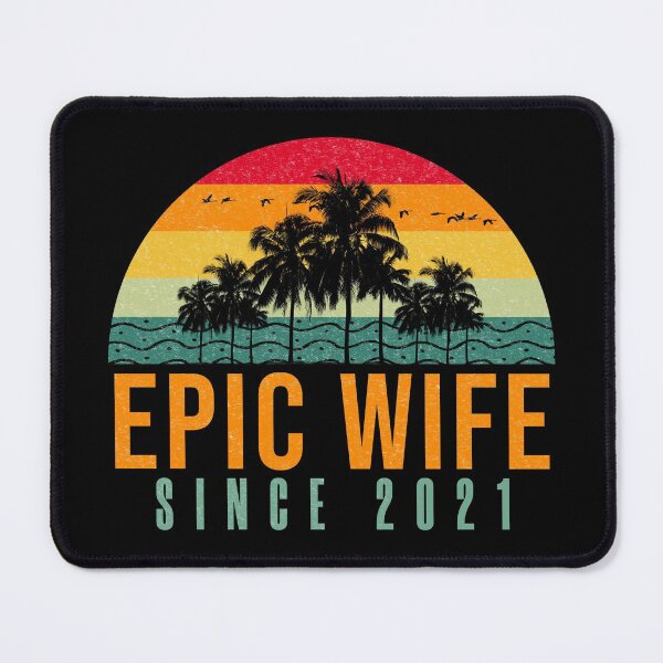 Item preview, Epic Wife Since 2021 - Funny 1st wedding anniversary gift for her designed and sold by PlusAdore.