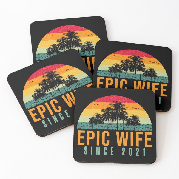 Item preview, Epic Wife Since 2021 - Funny 1st wedding anniversary gift for her designed and sold by PlusAdore.